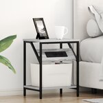 vidaXL Cabinet de chevet Sonoma gris 38 x 30 x 48 cm Bois d'ingénierie