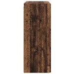 vidaXL Meuble TV mural Bois Ancien 59 5 x 31 x 80 cm Bois d'ingénierie