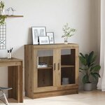 vidaXL Bibliothèque chêne artisanal 82 5x30 5x80 cm bois d'ingénierie