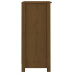 vidaXL Buffets 2 Pièces marron miel 40x35x80 cm bois massif de pin