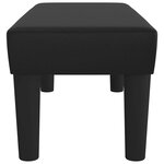vidaXL Banc Noir 70x30x30 cm Similicuir