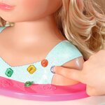 Zapf Creation 835432 - Tête à coiffer Princesse avec maquillage et accessoires