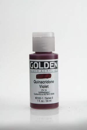 Peinture Acrylic FLUIDS Golden VI 30ml Violet Quinacridone
