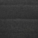 vidaXL Chaises à manger lot de 4 gris foncé tissu