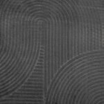 vidaXL Tapis IZA poils courts style scandinave anthracite Ø 80 cm