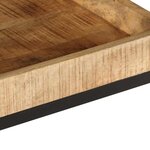 vidaXL Table d'appoint Marron 35 x 35 x 45 cm bois de manguier massif