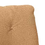 vidaXL Fauteuil relaxant Beige 69 x 74 x 93 cm tissu