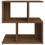 Vidaxl table de chevet chêne marron 50x30x51 5 cm bois d'ingénierie