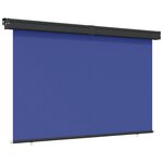vidaXL Auvent latéral de balcon 175x250 cm Bleu