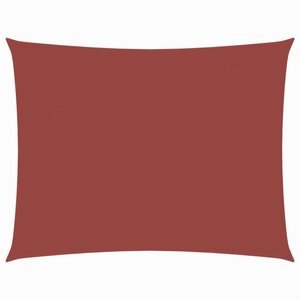 vidaXL Voile de parasol tissu oxford rectangulaire 2x4 m terre cuite