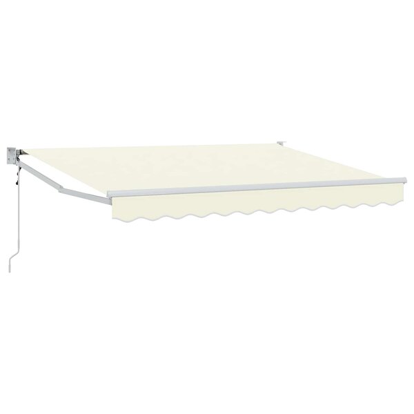 vidaXL Auvent rétractable électrique Crème 2 5 x 2 m