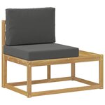 vidaXL Ensemble de canapés d'extérieur 2 Pièces Blanc et anthracite