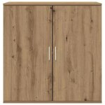 vidaXL Buffet chêne artisanal 79 x 38 x 80 cm Bois d'ingénierie