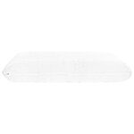 vidaXL Coussin de sommeil Uni Blanc 60 x 40 x 13 cm