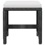 Salon de jardin meuble d'extérieur ensemble de mobilier encastrable 5 pièces rotin et bois d'acacia noir 02_0018330