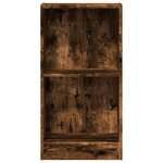 vidaXL Bibliothèque chêne fumé 40x24x76 cm bois d'ingénierie