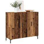 vidaXL Buffet vieux bois 90x34x80 cm bois d'ingénierie