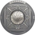 Monnaie DENDERA Zodiac Archeology Symbolism 3 Oz Argent 20$ Cook Islands 2020