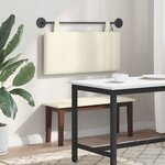 vidaXL Tête de lit suspendue Crème Tissu en velours côtelé