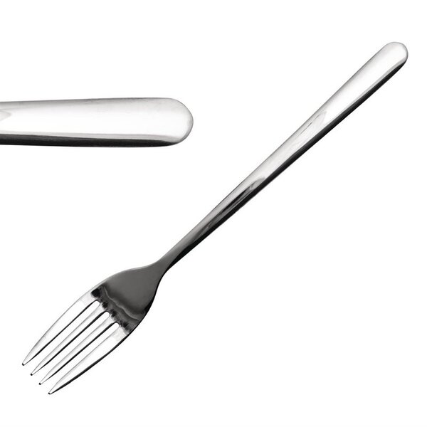 Fourchette de table 201 mm cuba - lot de 12 - comas -  - acier inoxydable 200