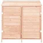 vidaXL Remise de jardin 102x52x112 cm Bois de sapin solide