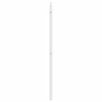vidaXL Tête de lit métal blanc 193 cm