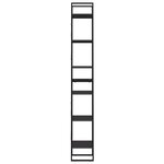 vidaXL Bibliothèque à 6 niveaux gris 40x30x210 cm bois d'ingénierie