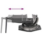 vidaXL Étau inclinable à 2 axes 160 mm