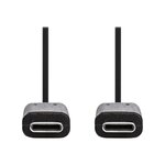 Nedis Câble USB USB-C avec alimentation (P) pour USB-C avec alimentation (P) USB 3.1 Gen 1 1 m noir