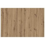 vidaXL Tête de lit avec armoire avec tiroir 3 Pièces Chêne artisanal