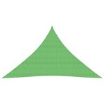 vidaXL Voile d'ombrage 160 g/m² Vert clair 2 5x2 5x3 5 m PEHD