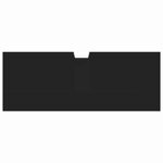 vidaXL Armoire lavabo de salle de bain noir 80x30x60 cm