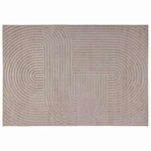 vidaXL Tapis de surface HUARTE Beige 340 x 240 cm Polyester