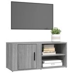 vidaXL Meubles TV 2 Pièces Sonoma gris 80x31 5x36 cm Bois d'ingénierie