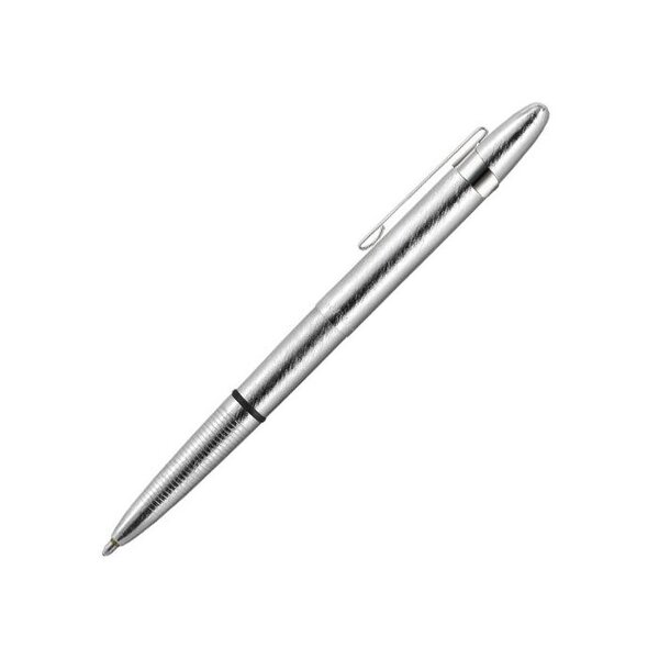 Stylo bille POCKET corps chromé brossé avec clip FISHER SPACE PEN