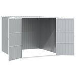 vidaXL Abri de jardin Gris 195x198x159 cm Acier galvanisé