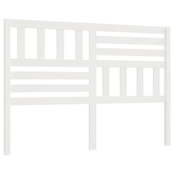 vidaXL Tête de lit Blanc 166x4x100 cm Bois massif de pin