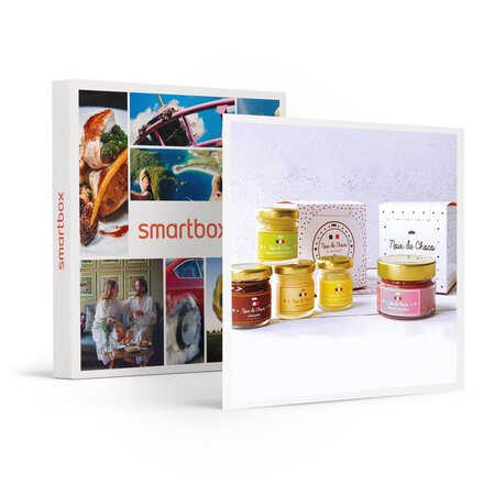 SMARTBOX - Coffret Cadeau Assortiment de 5 pâtes à tartiner artisanales aux saveurs originales -  Gastronomie