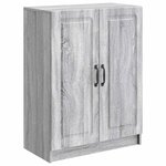 vidaXL Buffet Sonoma gris 66 x 34 5 x 87 cm Bois d'ingénierie