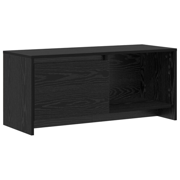 vidaXL Meuble TV Chêne noir Bois d'ingénierie