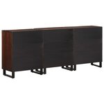 vidaXL Buffets 3 Pièces 60x34x75 cm bois massif de manguier