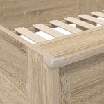 vidaXL Lit Superposé pour Enfants Chêne Sonoma 80 x 200 cm