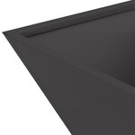 vidaXL Pot en Métal Noir Métal 40 x 40 x 15 cm Jardinières