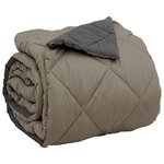 vidaXL Duvet complet toute l'année Gris clair et anthracite