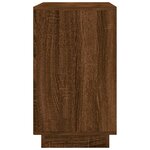 vidaXL Buffet chêne marron 102x35x55 cm bois d'ingénierie