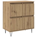 vidaXL Buffets 3 Pièces Chêne artisanal