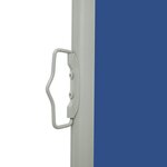 vidaXL Auvent latéral rétractable de patio 140x500 cm Bleu