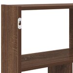 vidaXL Étagère cube murale 12 compartiments chêne marron