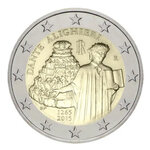 2 euros commémorative Italie 2015 - Dante Alighieri.