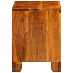 vidaXL Buffet Multicolore 40 x 35 x 45 cm Bois d'acacia massif